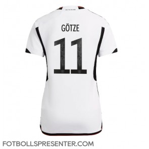 Tyskland Mario Gotze #11 Hemma Matchtröja Dam VM 2022 Kortärmad